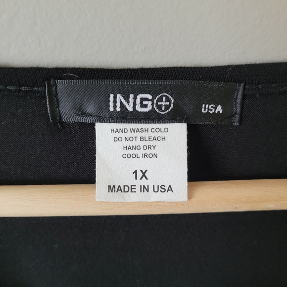 Chiffon print artistic overlay top - Picture 5 of 6